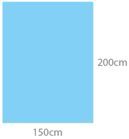 Coverline Хірургічне простирадло неклейке (IS) 150см х 200см